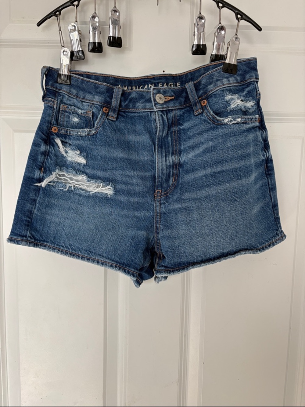 MUST GO! American Eagle Outfitters Distressed Blue Denim Shorts